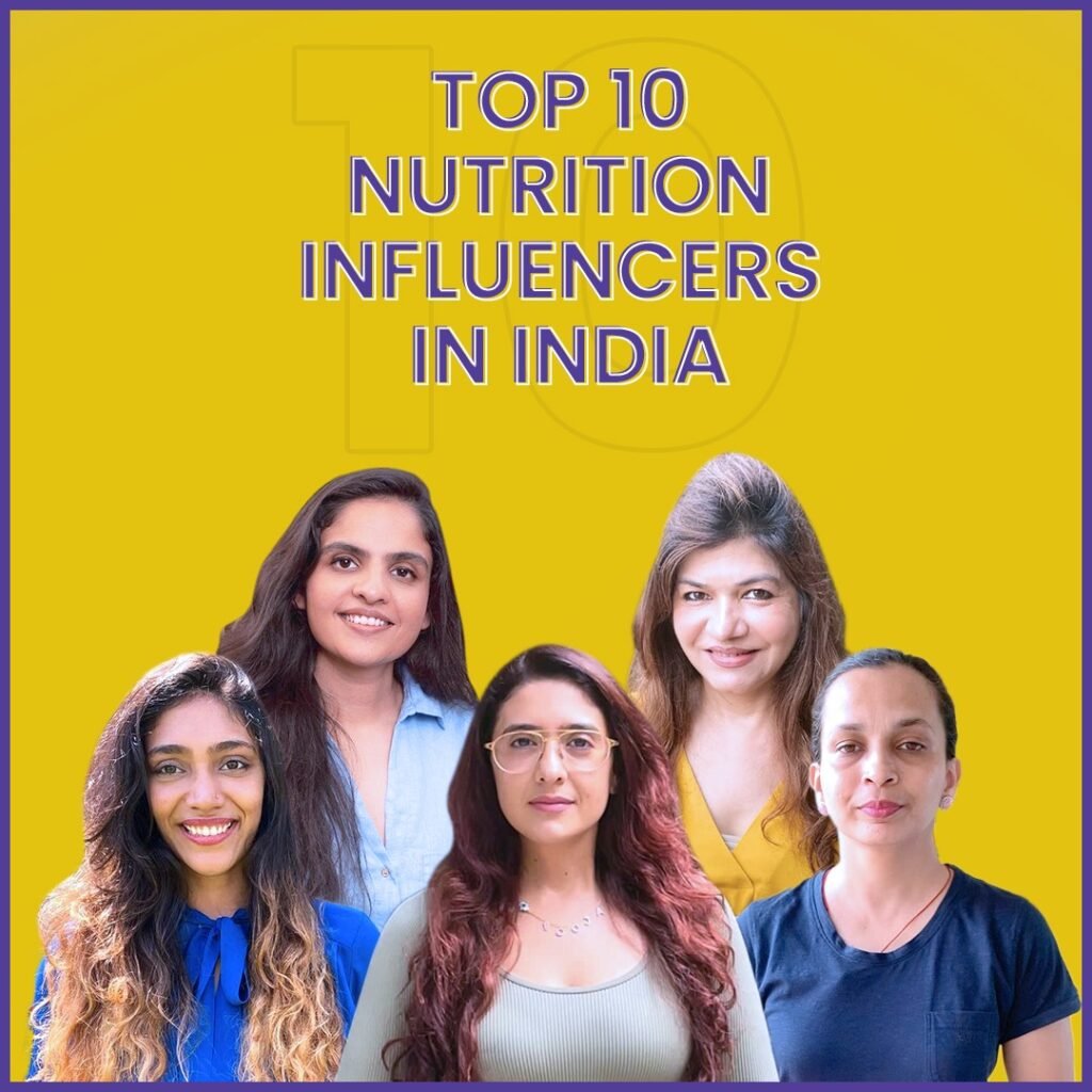 Top 10 Nutrition Influencers In India - Vavo Digital