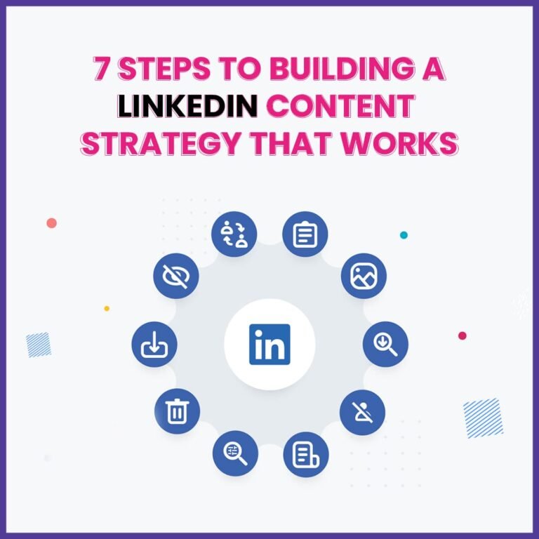 7 Steps To Building A LinkedIn Content Strategy That Works - Vavo Digital