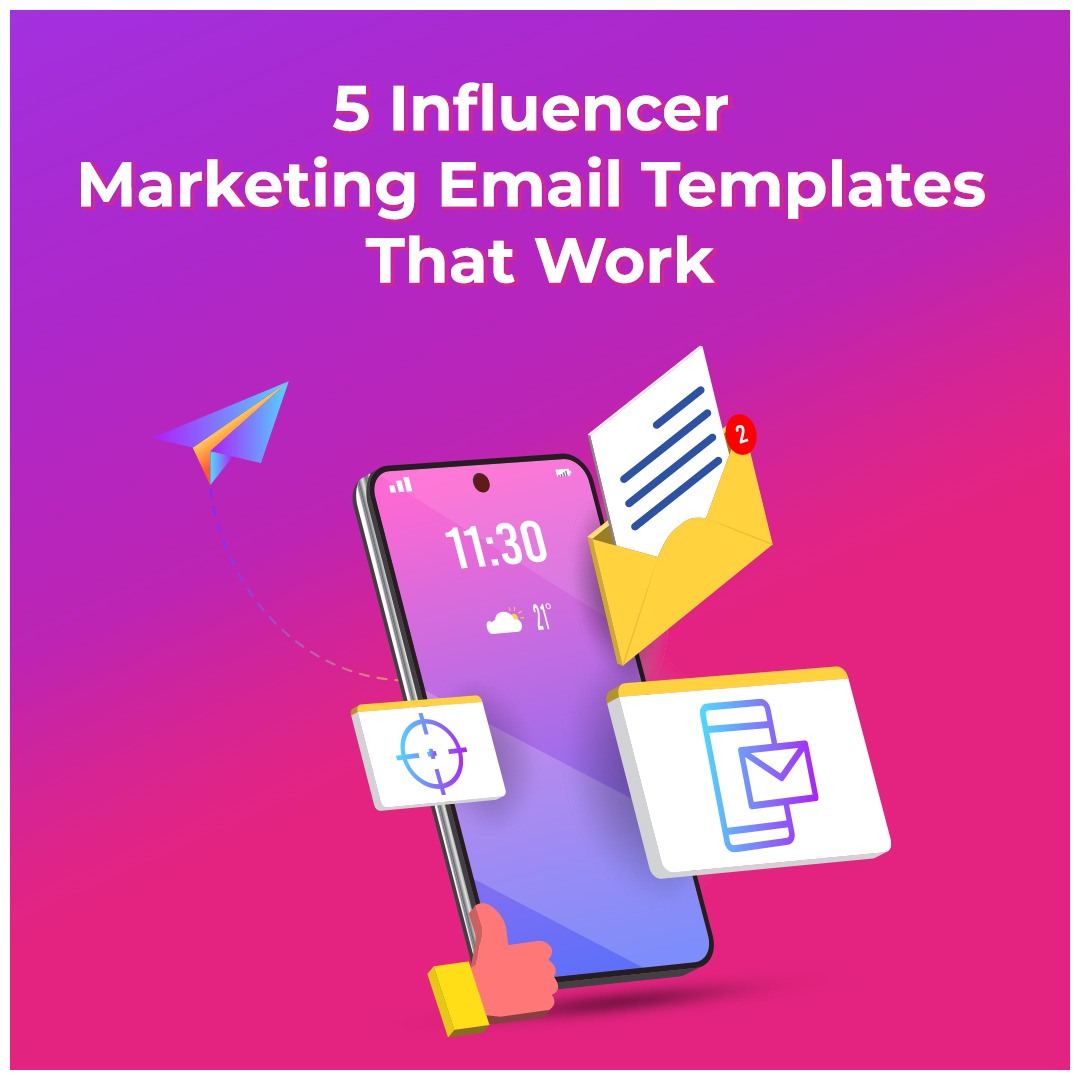 Email templates for influencer outreach