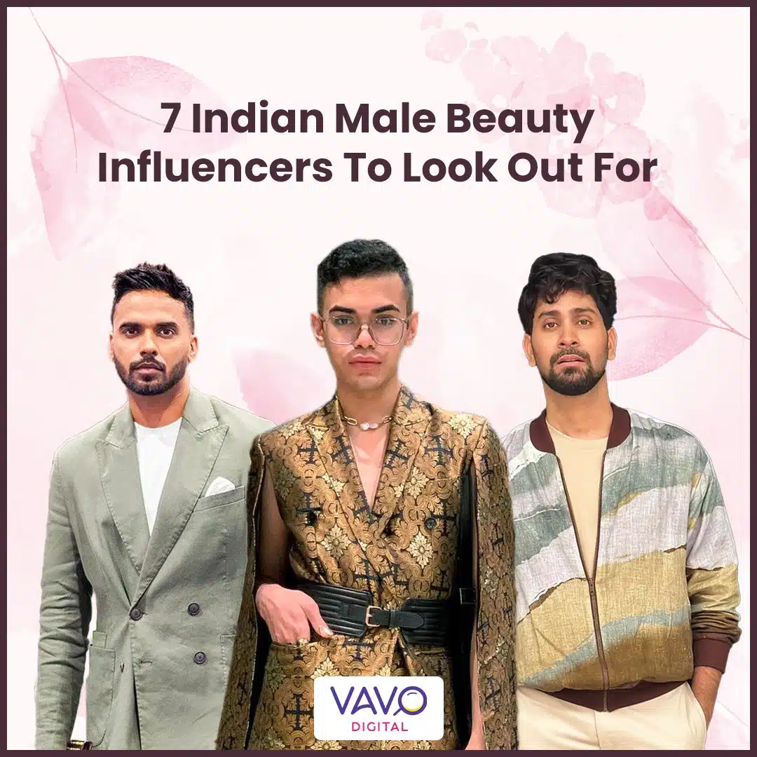 Indian male beauty infleuncers